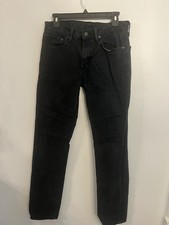 Levis Jeans Mens 31x32 Black 511 Slim Straight Low Rise American Stretch Denim