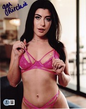 Hot Sexy Gal Richie Signed 8x10 Photo Adult Star Autograph Beckett Hologram