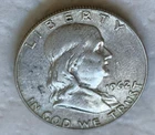 1962-P Benjamin Franklin .90 Silver Half Dollar ■ NEAR GEM