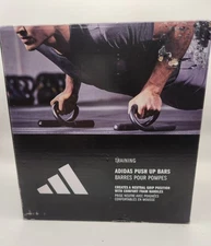 Adidas Push Up Bars Press Stands Handles Grips Exercise Fitness Gym Workout