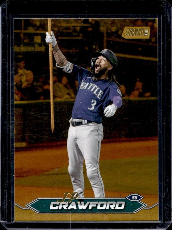 2024 Topps Stadium Club J.P. Crawford Gold Foil #289 Mariners