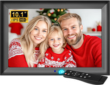 Cornice Digitale 10,1 Pollici Fotocornice Digitale Con Telecomando, Senza Wifi S