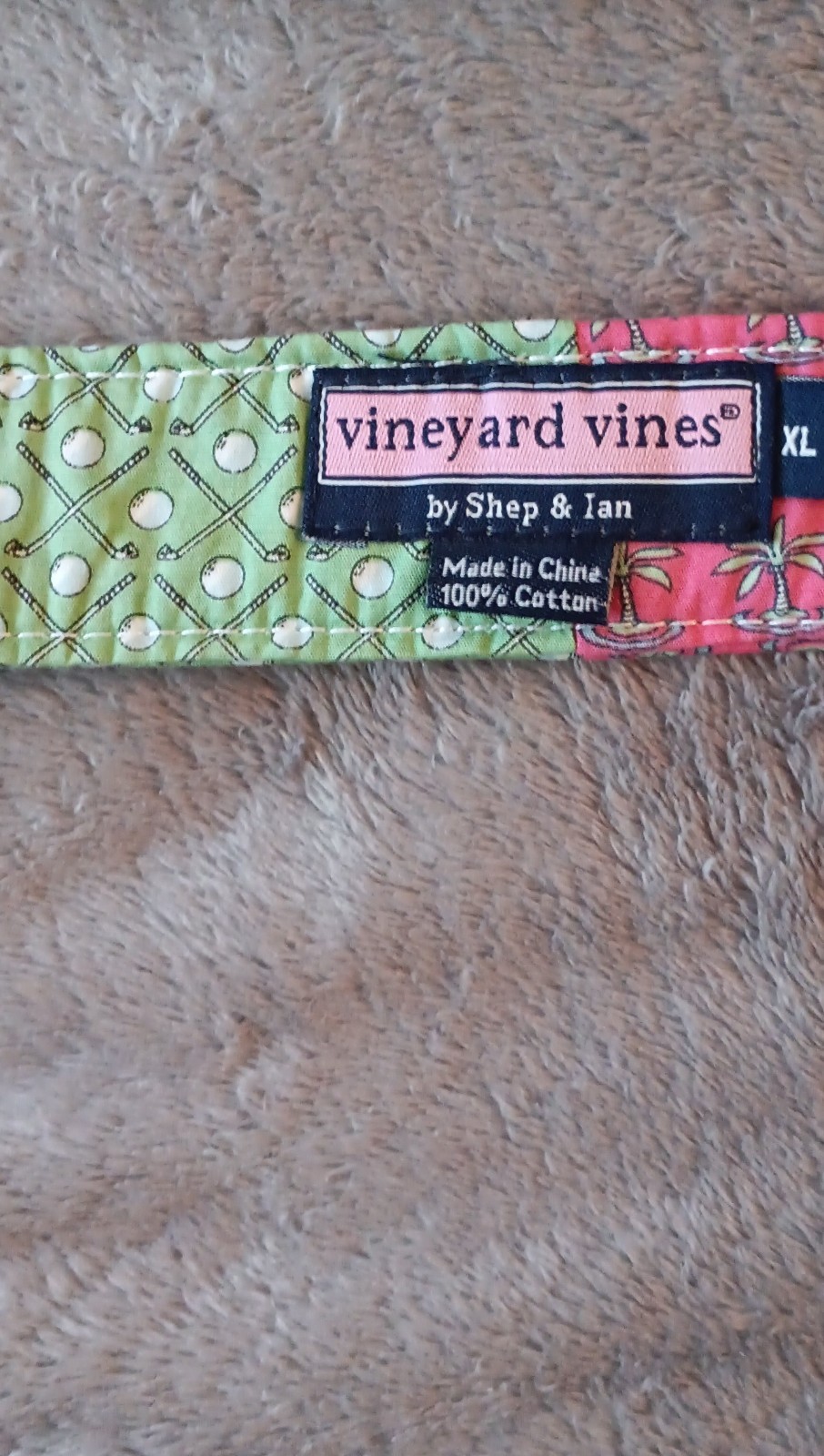 Vineyard Vines Patchwork Multicolor Adjustable Bu… - image 2