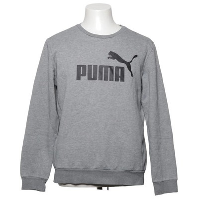 Puma, Sweatshirt, Größe: 48/50, Grau, Baumwolle/Elasthan/Polyester, Print #ApY