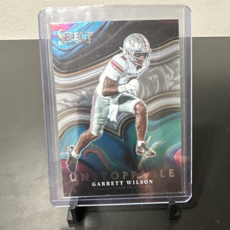 Panini 2022 Select Draft Picks Unstoppable Garrett Wilson Ohio State NCAA #US-GW
