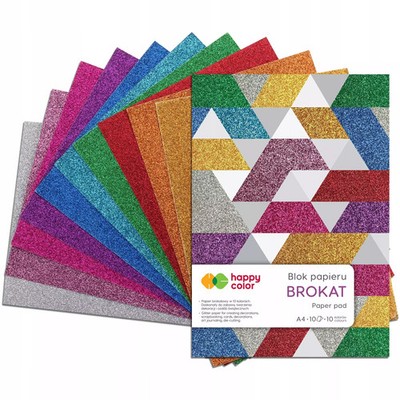 5905130037139 Blok A4/10K Brokat 150g HAPPY COLOR GDD
