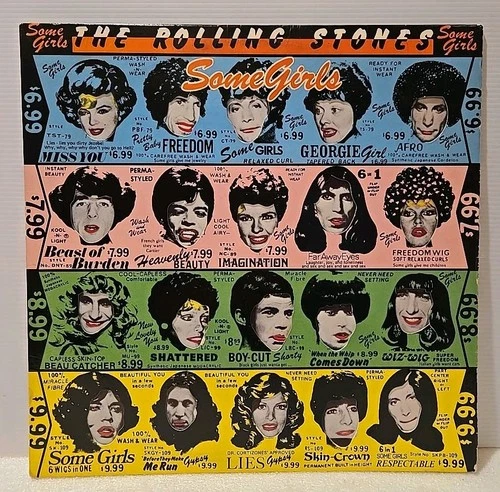 The Rolling Stones Some Girls LP COC 39108 1978 1st Pressing Banned Cover
