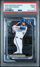 2024 BOWMAN DRAFT CHROME #BDC8 JAC CAGLIANONE PSA 9