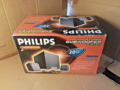 VINTAGE Philips A2.310 20W RMS high Power speaker set 250 W WITH 2