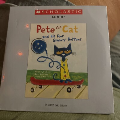 PETE THE CAT AND HIS FOUR GROOVY BUTTONS AUDIO CD BY ERIC LITWIN  NEW