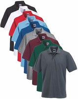 Russell 599M Mens Mans Plain Polycotton Polo Golf Sports Shirt S-6XL