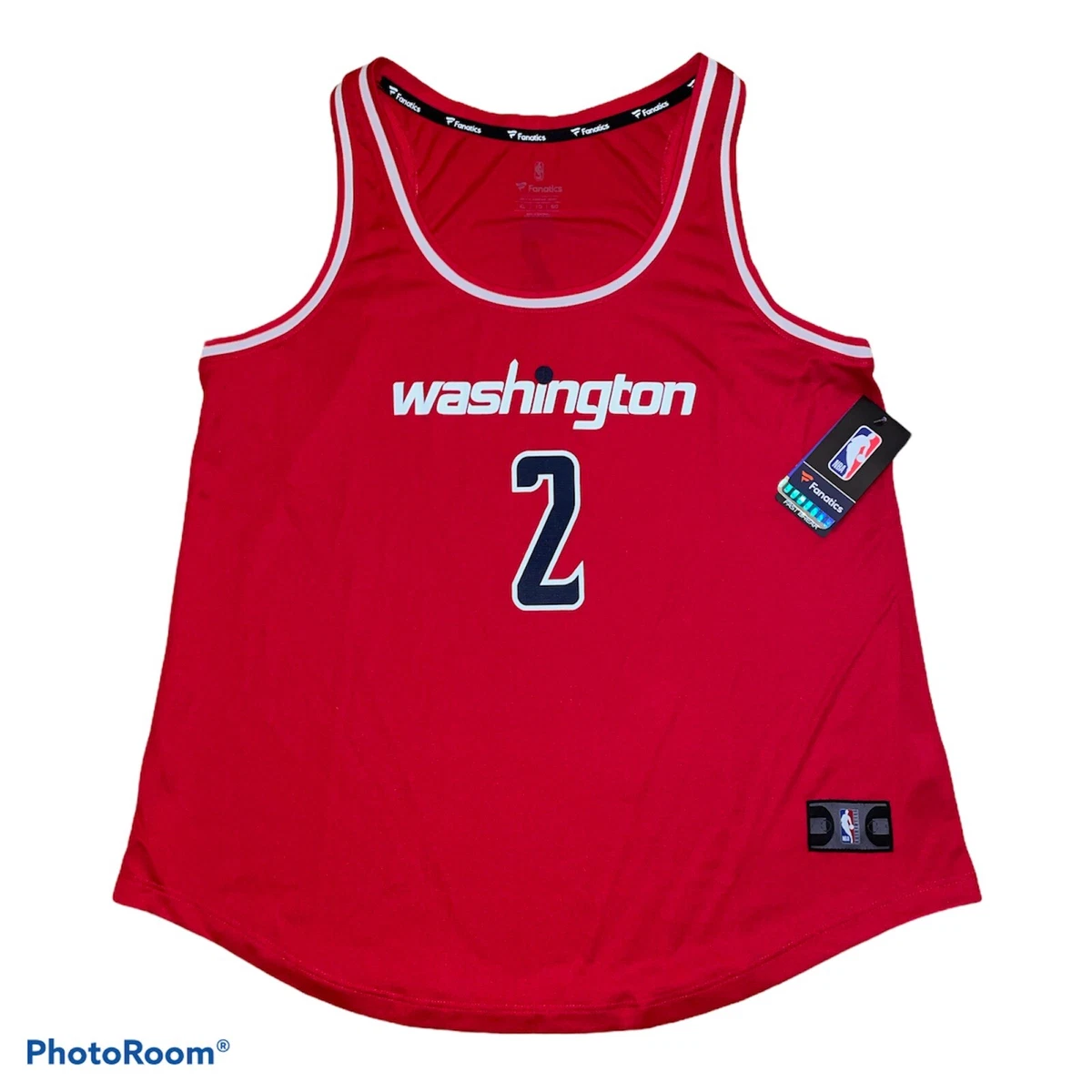 NEW Washington Wizards John Wall Fanatics NBA Red Basketball Jersey Womens  XL