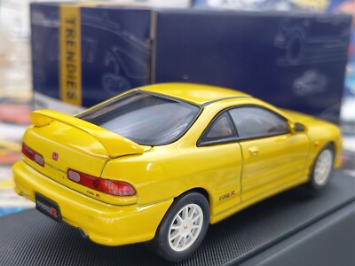 ミニカー EBBRO 1/43 HONDA INTEGRA TYPE-R YELLOW EBBRO 43119 1:43 SCALE HONDA INTEGRA TYPE R DC2 SPEC '98 DIE CAST