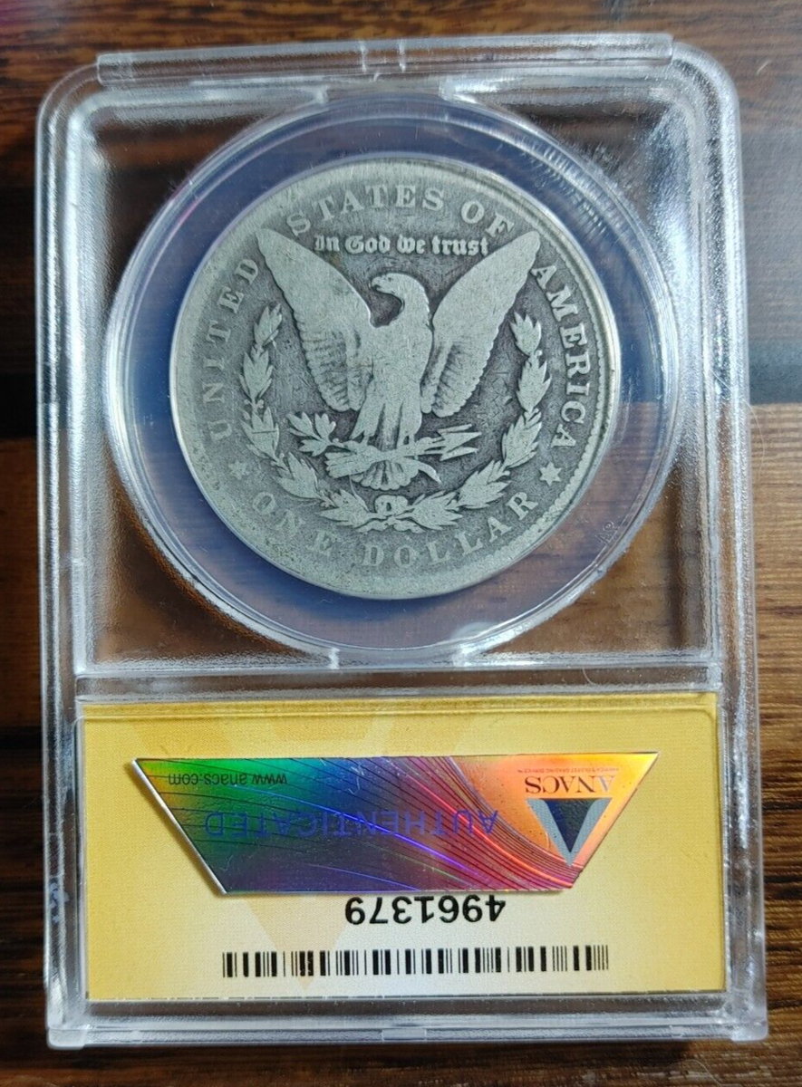 1880-P $ Morgan Silver Dollar TOP-100 VAM Label - VAM-1A Knob 8