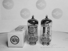 Valvo ECC82 12AU7 Matched Pair 30° Getter Lo...