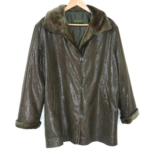 Vintage GERRY WEBER Fur Collar Long 