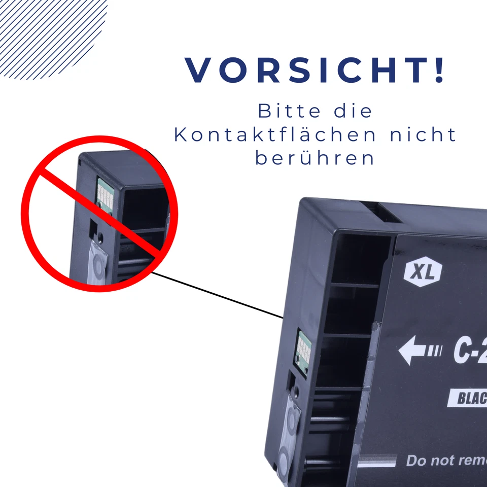 4x Tintenpatronen XL für Canon MAXIFY MB5050 MB5150 MB5350 ersetzt PGI-2500XL - Bild 2 von 4