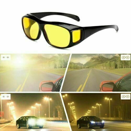 Nachtfahrbrille Autofahren Nachtsichtbrille Kontrastbrille Night Vision Uni O4N9 - Bild 13 von 13