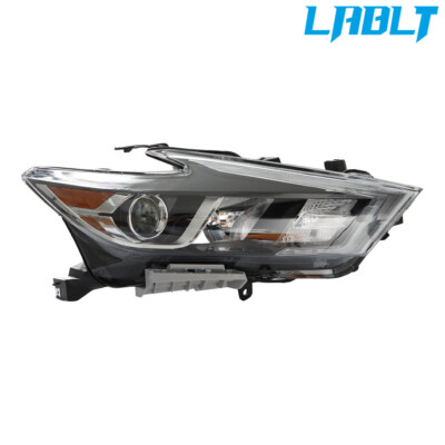 LABLT Passenger Side Headlight Assembly For 2016-2017 18 Nissan Maxima S|SL|SV