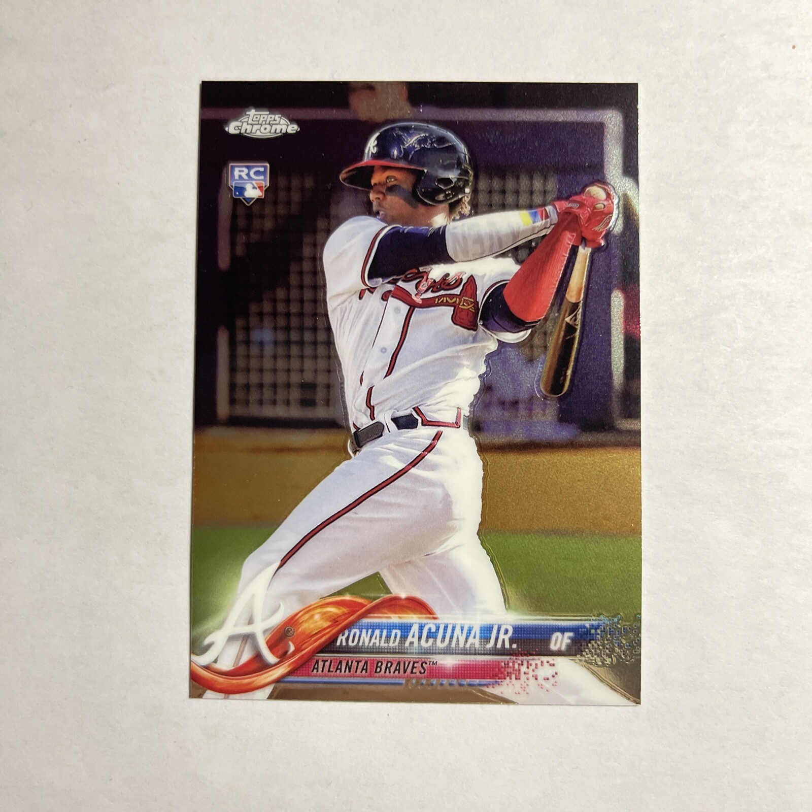 2018 Topps Chrome Ronald Acuna Jr. Rookie RC #193 Braves