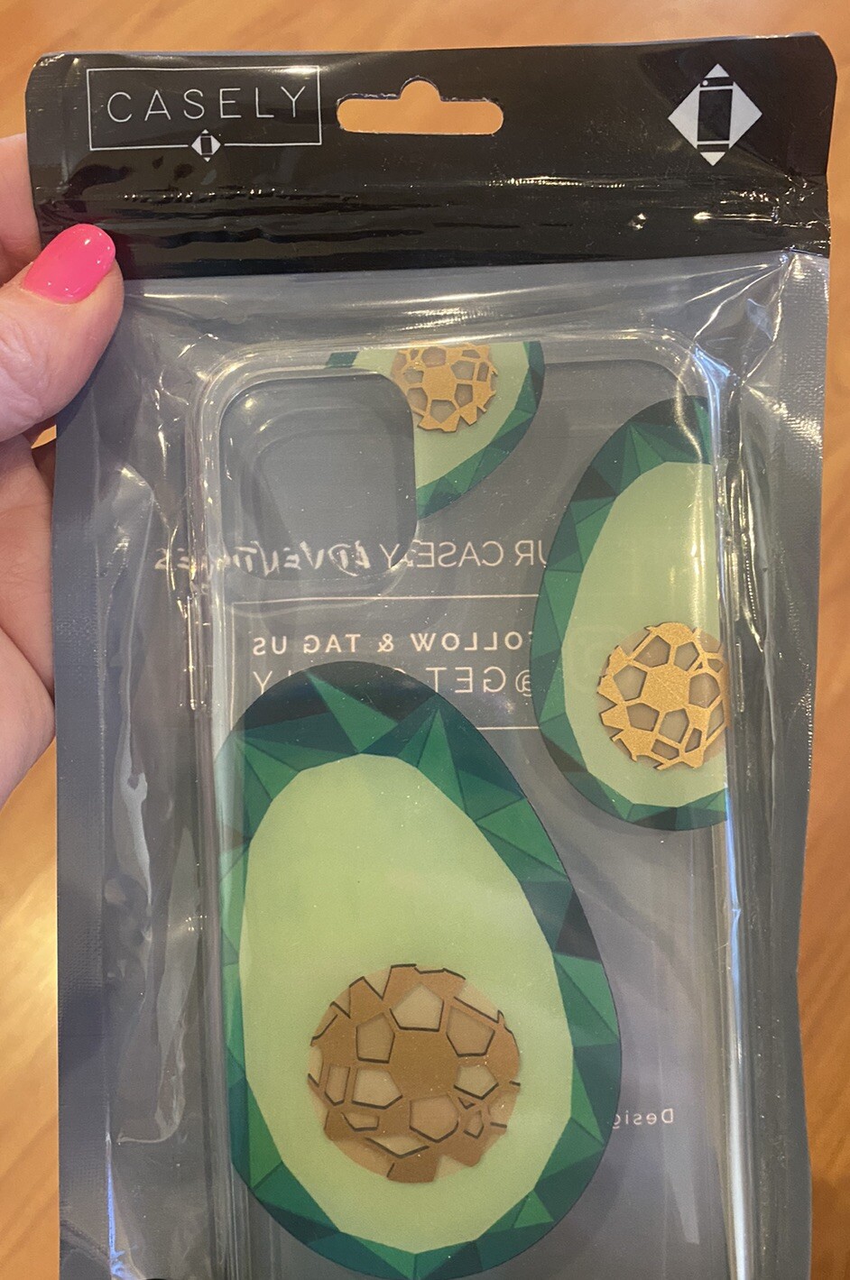 Casely Avocado Clear Case for iPhone 11 Pro Max - Brand New with Free Shipping-image