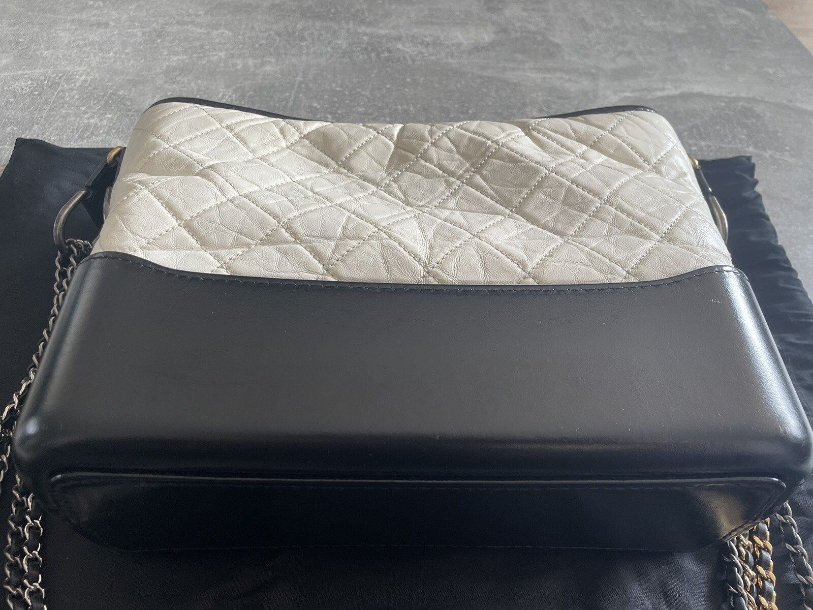 Authentic Chanel Gabriella While medium Size Bag - image 4