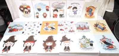 Lot of 17 Wizarding World Harry Potter High Quality Semi Gloss 8X10 Art Prints