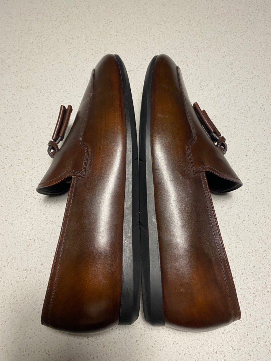 Prada Men\'s Dark Brown Leather Tassel Loafer Size US 6 Prada Men main image 3