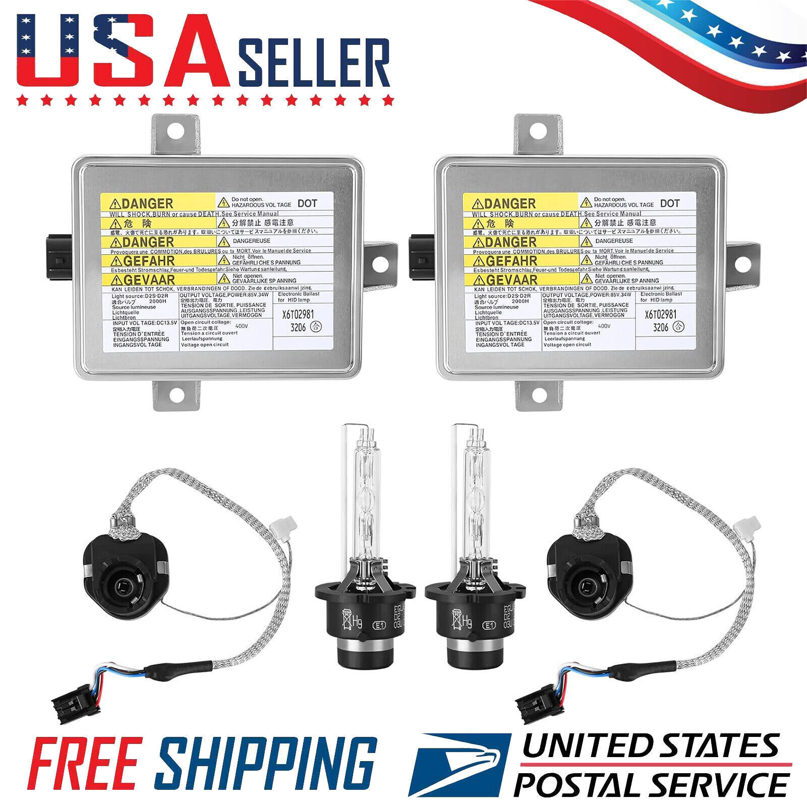 2PCS For 2004-2005 Acura TL/TSX 2.4L Xenon HID Headlight Ballast Unit + Igniter