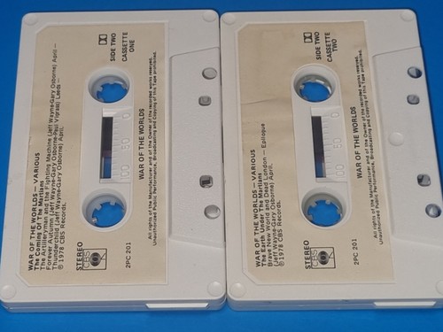 WAR OF THE WORLDS Jeff Wayne's Musical Version Double Audio Cassette VGC - Picture 4 of 6