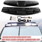 GLOSS BLACK ROOF TOP LIGHT BAR with LED DRL for LAND ROVER DEFENDER 90/110 2020+