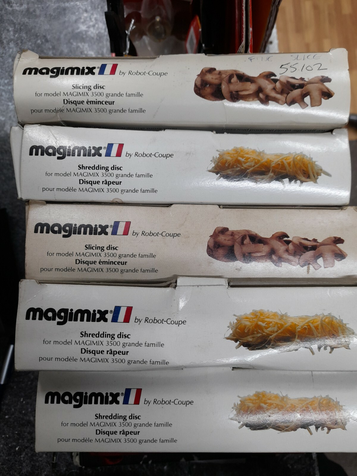 Magimix Grande Famille Food Processor Disc set eBay