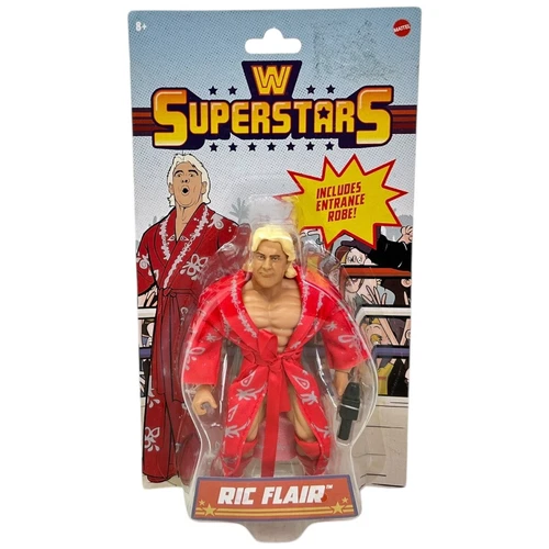 WWE Superstars Ric Flair Action Figure Retro Series 1 2021 Mattel Sealed