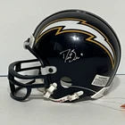 Drew Brees Autographed Signed CHARGERS ROOKIE Mini Helmet Topps Reserve COA