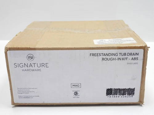 Signature Hardware 2-3/8" Freestanding Tub Drain Rough-In Kit - ABS SH651ABS - Picture 1 of 2
