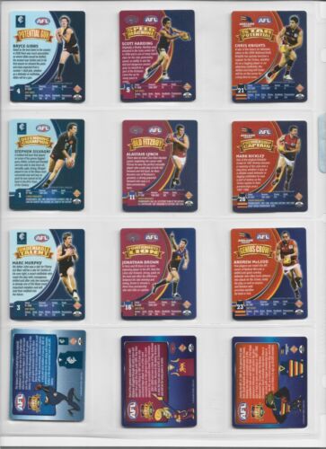 AFL Footy Legends tazos 2008 complete set of 64 tazos - Picture 2 of 11