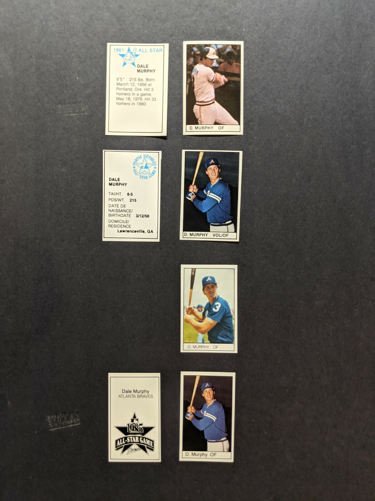 MLB All-Star Game Program Player Inserts 1981 1982 1983 1984 1985 1986 U Pick - Picture 139 of 250