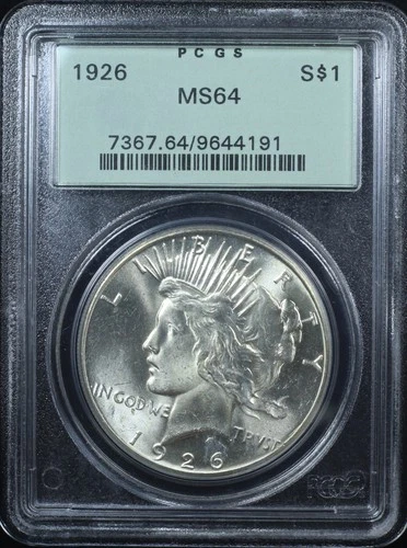 1926-P Peace Dollar — photo from the most recent tracked eBay sale