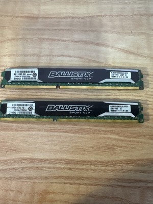 Crucial Ballistix Sport VLP DDR3 SDRAM 8GB (2x4GB) 1600MHz UDIMM Lead-Free XMP