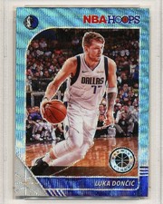 2019-20 Panini NBA HOOPS Luka Dončić Teal Wave Rare SSP PSA9