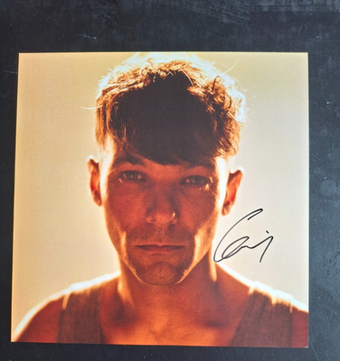 LOUIS TOMLINSON SIGNED HOW DID I GET HERE CD AND 12