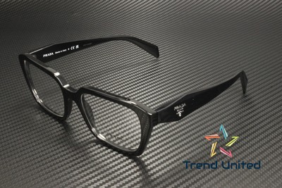 PRADA PR 14ZV 1AB1O1 Black Demo Lens 54 mm Women's Eyeglasses