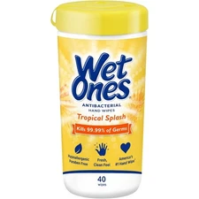 Antibacterial Hand Wipes for Cleaning and Sanitizing Tropical Scent 40 Count