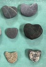 12 Heart Beach Stones Anniversary Love Natural Surf Sand Tumbled Rocks — photo 3