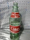 Vintage 64 Oz Green Tint Glass Coca Cola Bottle
