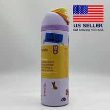 Owala FreeSip 24 oz Insulated Stainless Steel Strawberry Water Bottle With Straw