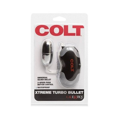 Colt Xtreme Turbo Silver - Bullet Egg Clitoral Anal Vibe Vibrator Sex Toy