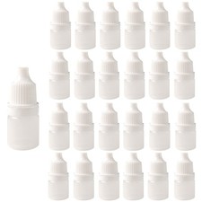 30 PCS 5ml Empty Plastic Dropper Bottle Squeezable Eye Liquid Container Cap