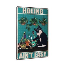 wyooxoo Funny Garden Sign Outside Decor, Women's 8 inches x 12 inches, C