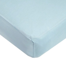 100 Natural Cotton Fitted Crib Sheet 52" X 28" - Soft, Breathable, Hypoallergen